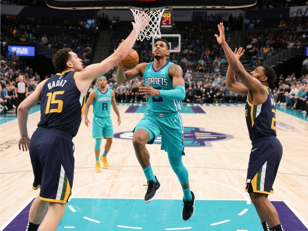 在NBA赛场上，每一场比赛都充满了悬念与