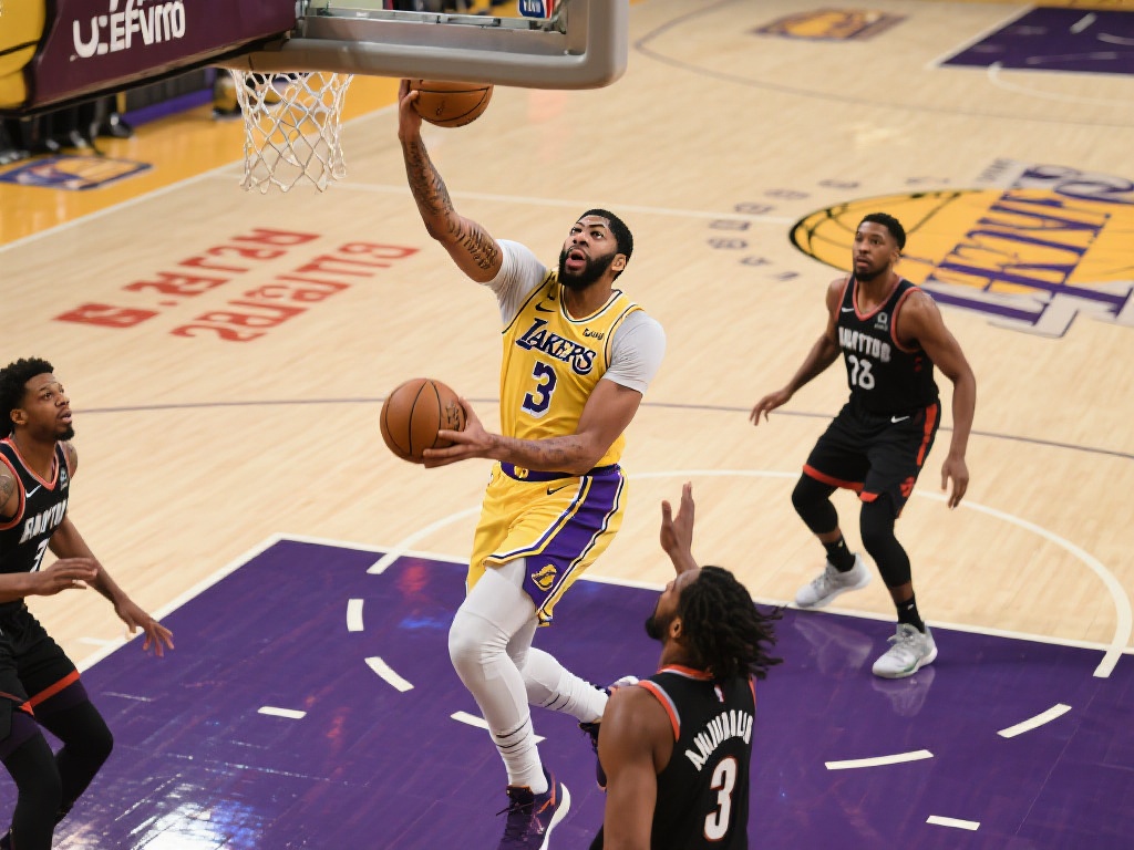 安东尼-戴维斯作为湖人队的核心球员，他的